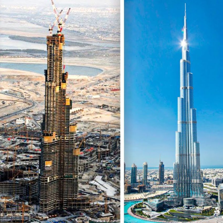 10 Most beautiful Buildings in the world before and after construction