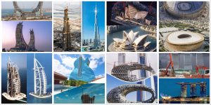 10 Most beautiful Buildings in the world before and after construction