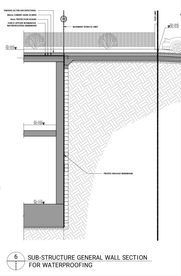 Waterproofing Details.pdf Typical sectional details for waterproofing works - Civil Engineering QS