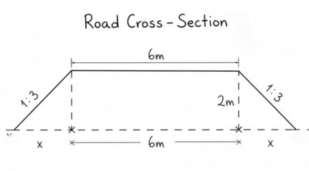 Road cross section